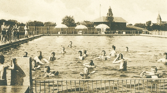 Schwimmbad 1960